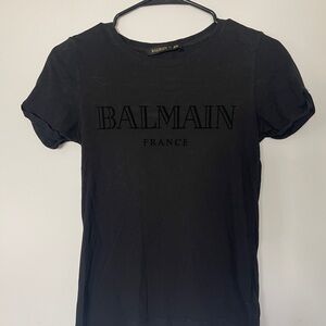 Balmain Black Women's Tshirt
